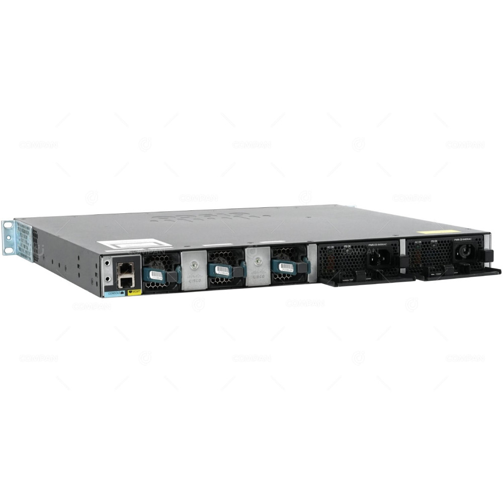 WS-C3650-48PD-L CISCO CATALYST 3650 48 PORT 1GB ETHERNET POE+ 2 PORT 1GB SFP 2 PORT 10GB SFP+ SWITCH  -